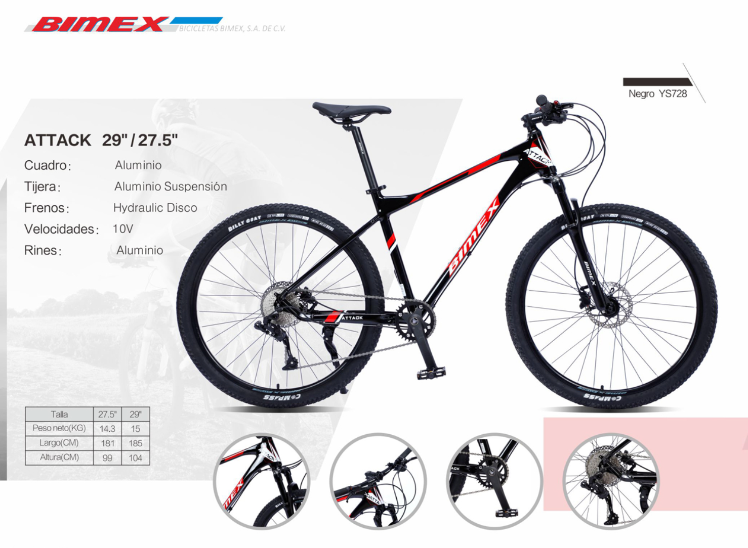 Bicicleta Bimex Attack