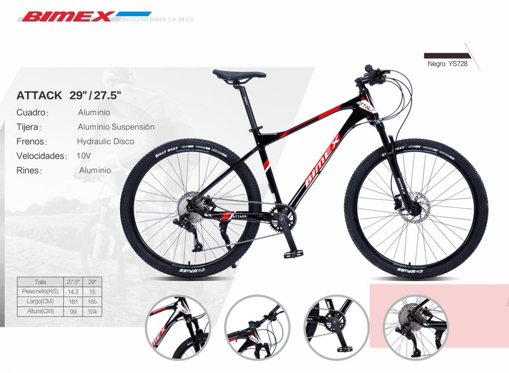 Bicicleta Bimex Attack